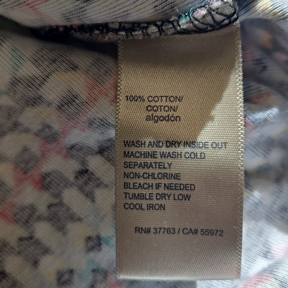 3/$10 Rafaella Vibrant Patterned Knit Top - Picture 6 of 6